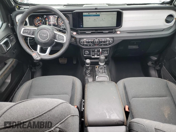 2025 Jeep Wrangler Sahara with VIN 1C4PJXEN9SW526216, listed as a Copart auction lot 86907844 with 921 mi miles and Clean Title. Bid and sale history available at DreamBid. Image 8.