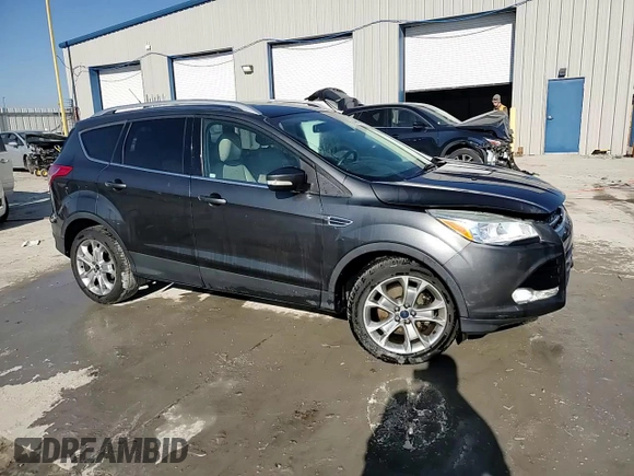 2016 Ford Escape Titanium with VIN 1FMCU9J91GUB34663, listed as a Copart auction lot 48044425 with 104,565 mi miles and Salvage Title. Bid and sale history available at carsss.com. Image 13.