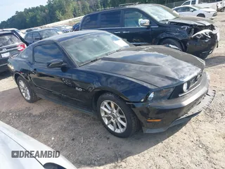 2011 Ford Mustang GT with VIN 1ZVBP8CF7B5146238, listed as a IAAI auction lot 41164043 with 117,989 mi miles. Bid and sale history available at carsss.com. Image 1.