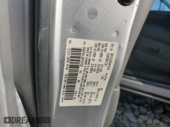 2006 Chrysler Town & Country LWB Limited with VIN 2A8GP64L26R762335, listed as a Copart auction lot 85253094 with 190,780 mi miles and Salvage Title. Bid and sale history available at carsss.com. Image 13.