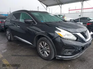 2016 Nissan Murano SV with VIN 5N1AZ2MG6GN116311, listed as a IAAI auction lot 41534948 with 117,235 mi miles. Bid and sale history available at carsss.com. Image 1.