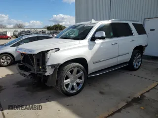 2020 Cadillac Escalade Luxury z VIN 1GYS4BKJ0LR276641, wystawiony jako Copart lot #44267515 z przebiegiem 81 101 mil mil oraz Szkoda całkowita • Salvage title. Historia ofert i sprzedaży dostępna na DreamBid. Obrazek 1.