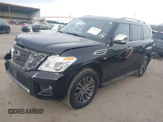 2019 Nissan Armada Platinum z VIN JN8AY2NF0K9351290, wystawiony jako IAAI lot #41234737 z przebiegiem 118 737 mil mil oraz . Historia ofert i sprzedaży dostępna na DreamBid. Obrazek 17.