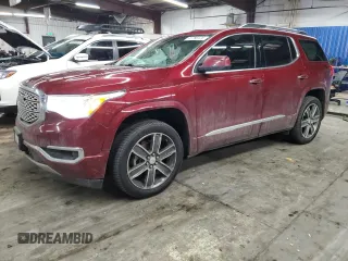 2017 GMC Acadia Denali with VIN 1GKKNXLS9HZ265835, listed as a Copart auction lot 41785125 with 90,981 mi miles and Salvage Title. Bid and sale history available at carsss.com. Image 1.