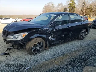 2017 Honda Accord LX with VIN 1HGCR2F34HA212343, listed as a Copart auction lot 48938905 with 124,645 mi miles and Salvage Title. Bid and sale history available at carsss.com. Image 1.