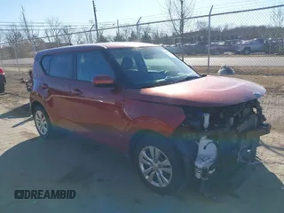 2021 Kia Soul LX with VIN KNDJ23AU0M7749363, listed as a IAAI auction lot 41457438 with 38,129 mi miles. Bid and sale history available at carsss.com. Image 1.