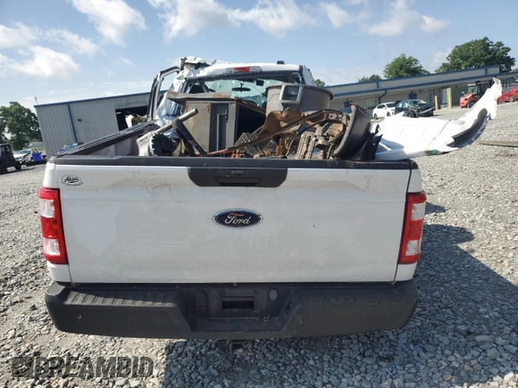2023 Ford F-150 XL with VIN 1FTMF1CB4PKF11339, listed as a Copart auction lot 57857335 with Not provided miles and Salvage title. Bid and sale history available at DreamBid. Image 6.