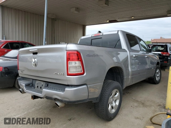 2020 Ram 1500 Big Horn with VIN 1C6SRFFM5LN229056, listed as a Copart auction lot 57224183 with 0 mi miles. Bid and sale history available at carsss.com. Image 3.