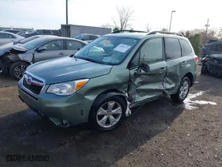 2014 Subaru Forester 2.5i Premium with VIN JF2SJAEC4EH542842, listed as a IAAI auction lot 41884132 with 116,092 mi miles. Bid and sale history available at carsss.com. Image 2.