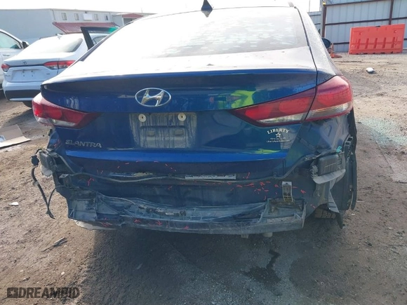 2017 Hyundai Elantra Limited with VIN 5NPD84LF2HH189735, listed as a IAAI auction lot 41398786 with 63,911 mi miles. Bid and sale history available at carsss.com. Image 6.