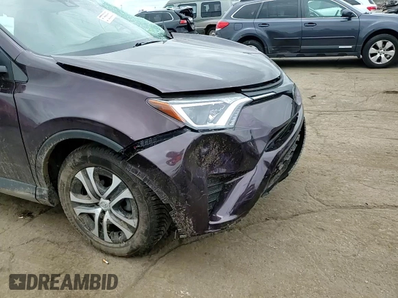 2018 Toyota RAV4 LE with VIN 2T3BFREV0JW773614, listed as a Copart auction lot 57568865 with 76,429 mi miles and Clean title. Bid and sale history available at DreamBid. Image 13.
