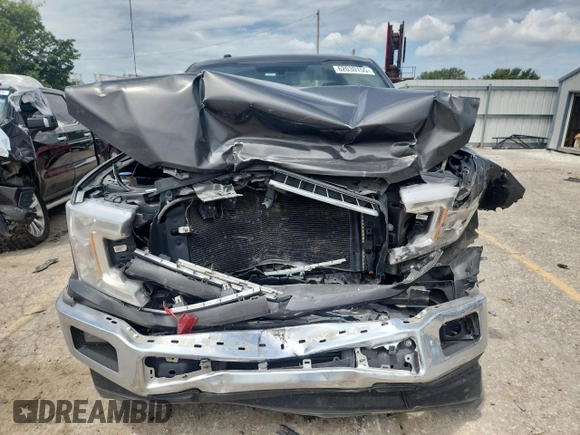 2018 Ford F-150 XL with VIN 1FTEX1CP7JKF80739, listed as a Copart auction lot 62030155 with 144,548 mi miles and Salvage title. Bid and sale history available at DreamBid. Image 5.