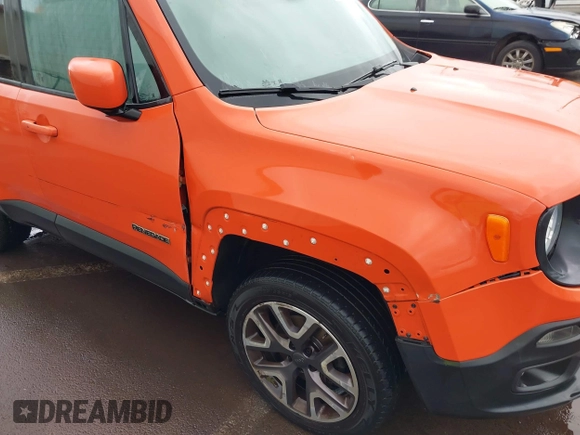 2015 Jeep Renegade Latitude with VIN ZACCJBBT2FPC01463, listed as a IAAI auction lot 41778377 with 94,408 mi miles. Bid and sale history available at carsss.com. Image 6.