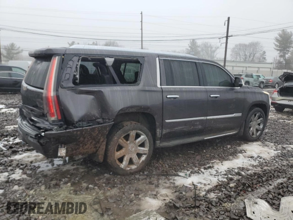 2015 Cadillac Escalade ESV Luxury z VIN 1GYS4SKJ4FR656232, wystawiony jako Copart lot #44584255 z przebiegiem 130 066 mil mil oraz Szkoda całkowita • Salvage title. Historia ofert i sprzedaży dostępna na DreamBid. Obrazek 3.