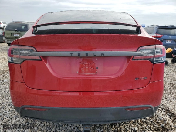2019 Tesla Model X P100D with VIN 5YJXCBE44KF151456, listed as a Copart auction lot 89149355 with NaN miles and Salvage Title. Bid and sale history available at carsss.com. Image 6.