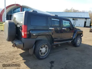 2007 Hummer H3 SUV with VIN 5GTDN13E678195221, listed as a Copart auction lot 53289125 with 91,209 mi miles and Clean Title. Bid and sale history available at carsss.com. Image 3.