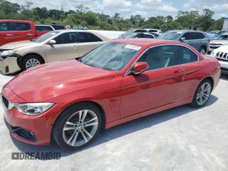 2017 BMW 4 Series 430i z VIN WBA4U7C31H5H20362, wystawiony jako Copart lot #57974745 z przebiegiem 23 199 mil mil oraz Szkoda całkowita • Salvage title. Historia ofert i sprzedaży dostępna na DreamBid. Obrazek 1.