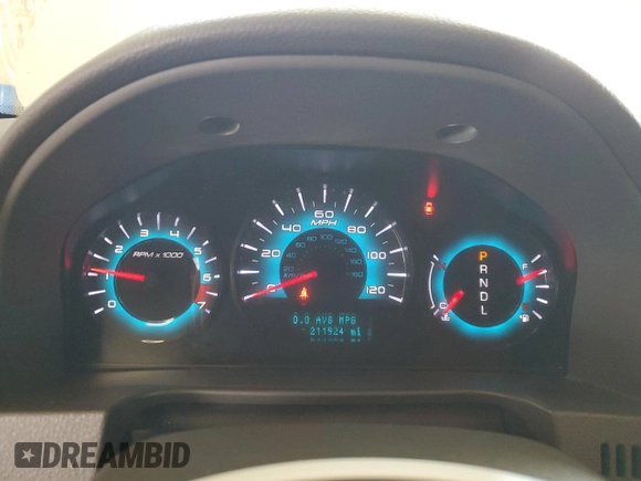 2012 Ford Fusion SE with VIN 3FAHP0HA5CR427017, listed as a Copart auction lot 64191425 with 211,924 mi miles and Salvage title. Bid and sale history available at DreamBid. Image 9.