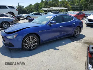2015 Maserati Ghibli S Q4 z VIN ZAM57RTA8F1134831, wystawiony jako Copart lot #61308645 z przebiegiem 100 421 mil mil oraz Czysty tytuł • Clean title. Historia ofert i sprzedaży dostępna na DreamBid. Obrazek 1.