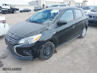 2024 Mitsubishi Mirage ES with VIN ML32AUHJXRH033180, listed as a IAAI auction lot 42066402 with 1,389 mi miles. Bid and sale history available at carsss.com. Image 17.