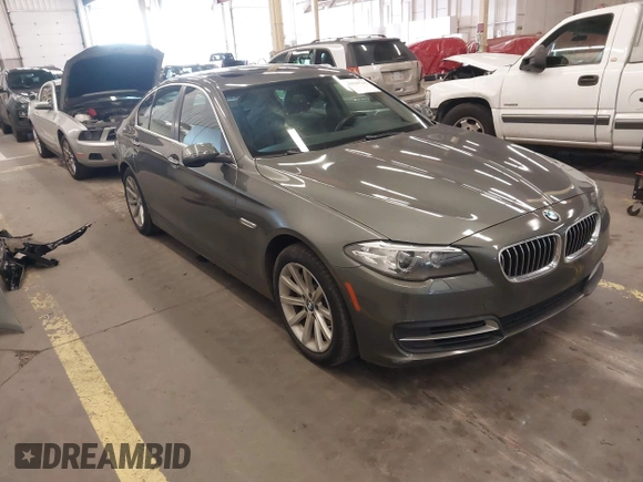 2014 BMW 5 Series 535i with VIN WBA5B1C5XEDZ37285, listed as a IAAI auction lot 41549548 with 111,225 mi miles and . Bid and sale history available at DreamBid. Image 1.