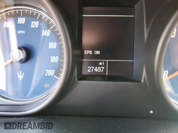 2018 Maserati GranTurismo Sport z VIN ZAM45VMA9J0295535, wystawiony jako Copart lot #60956572 z przebiegiem 27 487 mil mil oraz . Historia ofert i sprzedaży dostępna na DreamBid. Obrazek 8.
