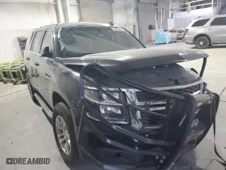 2020 Chevrolet Tahoe Commercial with VIN 1GNSKFEC2LR244748, listed as a Copart auction lot 73992014 with 0 mi miles and Salvage Title. Bid and sale history available at carsss.com. Image 4.