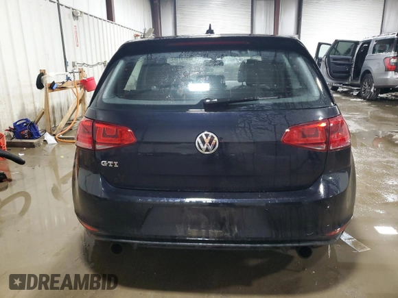 2015 Volkswagen Golf GTI SE with VIN 3VW5T7AU0FM015835, listed as a Copart auction lot 86731164 with 109,894 mi miles and Salvage Title. Bid and sale history available at carsss.com. Image 6.
