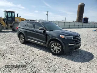 2021 Ford Explorer XLT with VIN 1FMSK7DH0MGA37215, listed as a Copart auction lot 48119975 with 80,424 mi miles and Salvage Title. Bid and sale history available at DreamBid. Image 12.