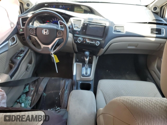 2014 Honda Civic EX with VIN 19XFB2F87EE273917, listed as a Copart auction lot 54976085 with 141,725 mi miles and Salvage Title. Bid and sale history available at carsss.com. Image 8.
