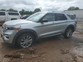 2022 Ford Explorer Limited with VIN 1FMSK8FHXNGA51756, listed as a Copart auction lot 58847705 with 81,160 mi miles and Salvage title. Bid and sale history available at DreamBid. Image 1.