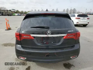 2016 Acura MDX with VIN 5FRYD3H28GB019291, listed as a Copart auction lot 49167515 with 133,164 mi miles and Clean Title. Bid and sale history available at carsss.com. Image 6.