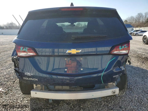 2023 Chevrolet Equinox LT with VIN 3GNAXUEG6PL188279, listed as a Copart auction lot 47239505 with 55,237 mi miles and Salvage Title. Bid and sale history available at carsss.com. Image 6.