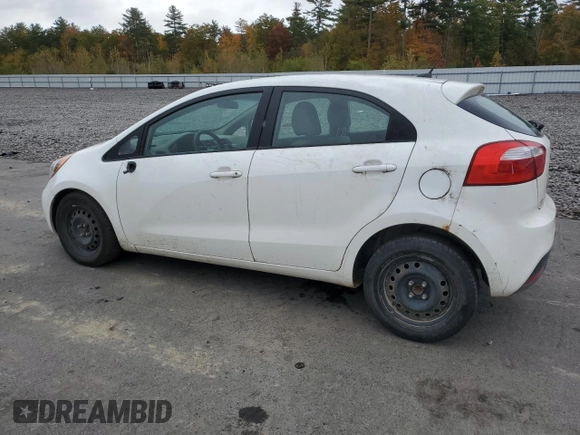 2014 Kia Rio LX with VIN KNADM5A39E6354838, listed as a Copart auction lot 76335694 with 148,265 mi miles and Salvage Title. Bid and sale history available at carsss.com. Image 2.
