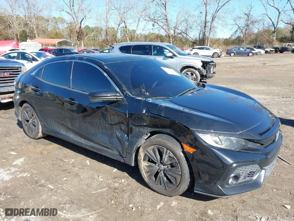 2017 Honda Civic Hatchback EX with VIN SHHFK7H54HU202509, listed as a IAAI auction lot 41448832 with NaN miles. Bid and sale history available at carsss.com. Image 6.