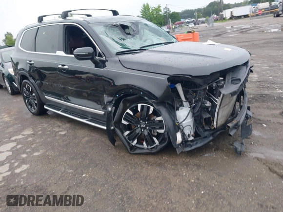 2024 Kia Telluride SX Prestige X-Pro with VIN 5XYP5DGC7RG435855, listed as a IAAI auction lot 42379329 with Not provided miles and . Bid and sale history available at DreamBid. Image 1.