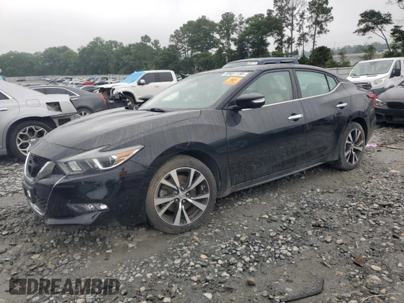 2018 Nissan Maxima SV with VIN 1N4AA6AP6JC363005, listed as a Copart auction lot 59487735 with 75,452 mi miles and Salvage title. Bid and sale history available at DreamBid. Image 1.
