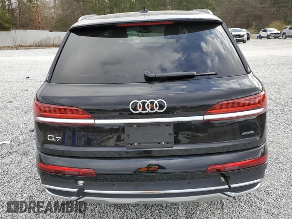 2024 Audi Q7 Premium Plus with VIN WA1LCBF73RD006153, listed as a Copart auction lot 47833535 with 12,063 mi miles and Salvage Title. Bid and sale history available at carsss.com. Image 6.