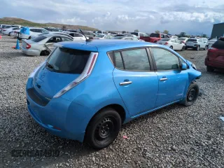 2013 Nissan LEAF S with VIN 1N4AZ0CP0DC422377, listed as a Copart auction lot 53455115 with 0 mi miles and Clean Title. Bid and sale history available at carsss.com. Image 3.