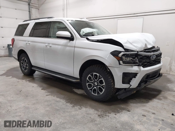 2023 Ford Expedition XLT with VIN 1FMJU1J83PEA51200, listed as a IAAI auction lot 42309932 with 43,965 mi miles and . Bid and sale history available at DreamBid. Image 1.