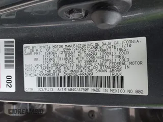 2011 Toyota Tacoma with VIN 3TMLU4EN9BM063918, listed as a IAAI auction lot 41661515 with 125,821 mi miles and . Bid and sale history available at DreamBid. Image 9.