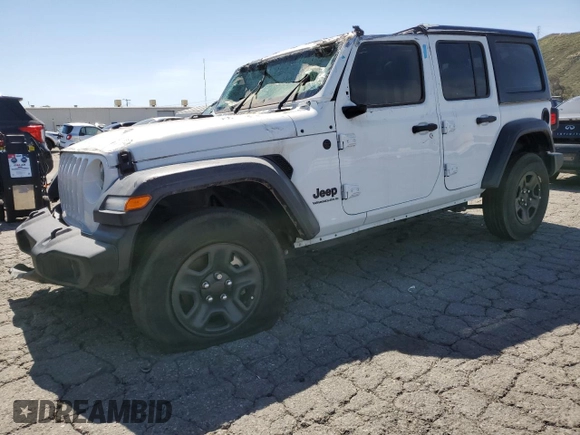 2023 Jeep Wrangler Sport S with VIN 1C4HJXDG0PW638871, listed as a Copart auction lot 47102315 with Not Provided miles and Clean Title. Bid and sale history available at DreamBid. Image 1.