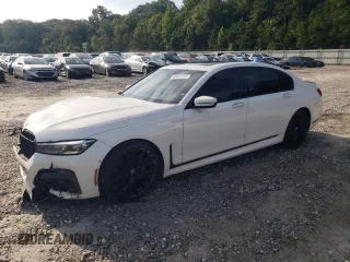 2020 BMW 7 Series 740i with VIN WBA7T2C0XLGF96758, listed as a Copart auction lot 60461915 with 110,342 mi miles and Salvage title. Bid and sale history available at DreamBid. Image 1.