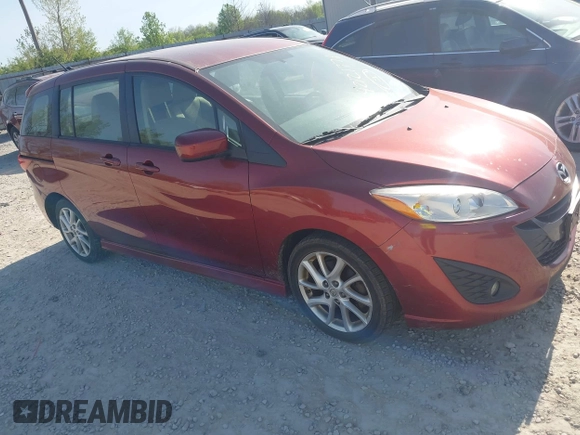 2012 Mazda 5 Touring with VIN JM1CW2CL3C0133076, listed as a IAAI auction lot 42121771 with 144,580 mi miles and . Bid and sale history available at DreamBid. Image 1.