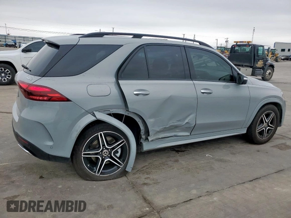 2024 Mercedes-Benz GLE 450 with VIN 4JGFB5KB3RB100087, listed as a Copart auction lot 51810665 with 3,983 mi miles and Salvage title. Bid and sale history available at DreamBid. Image 3.