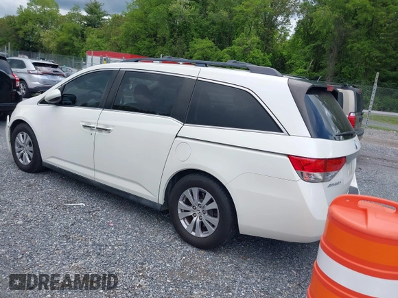 2015 Honda Odyssey EX-L z VIN 5FNRL5H61FB107735, wystawiony jako IAAI lot #42255001 z przebiegiem 170 825 mil mil oraz . Historia ofert i sprzedaży dostępna na DreamBid. Obrazek 3.