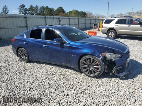 2017 Infiniti Q50 Red Sport 400 z VIN JN1FV7AP5HM851282, wystawiony jako Copart lot #50292255 z przebiegiem 92 513 mil mil oraz Czysty tytuł • Clean title. Historia ofert i sprzedaży dostępna na DreamBid. Obrazek 4.