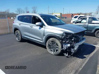 2023 Hyundai Santa Fe Limited with VIN 5NMS4DAL0PH524627, listed as a IAAI auction lot 41816417 with 16,319 mi miles. Bid and sale history available at carsss.com. Image 1.
