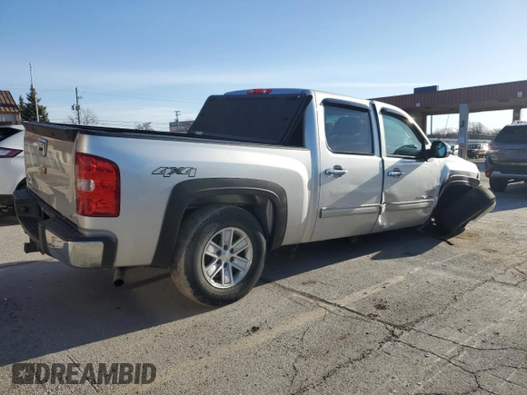 2012 Chevrolet Silverado 1500 LT with VIN 1GCPKSE70CF156986, listed as a Copart auction lot 50329735 with 130,650 mi miles and Salvage Title. Bid and sale history available at DreamBid. Image 3.