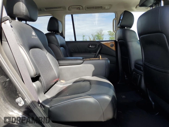 2011 Infiniti QX56 7-passenger with VIN JN8AZ2NF7B9501652, listed as a Copart auction lot 76238674 with 102,157 mi miles and Salvage Title. Bid and sale history available at carsss.com. Image 11.